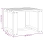 vidaXL Tumbonas con mesa 2 uds madera maciza de pino blanco vidaXL Tumbonas con mesa 2 uds madera maciza de pino blanco
