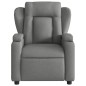 vidaXL Sillón reclinable de tela gris oscuro vidaXL Sillón reclinable de tela gris oscuro