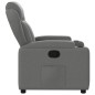 vidaXL Sillón reclinable de tela gris oscuro vidaXL Sillón reclinable de tela gris oscuro