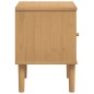vidaXL Mesita noche SENJA aspecto ratán madera pino marrón 40x35x48 cm vidaXL Mesita noche SENJA aspecto ratán madera pino marrón 40x35x48 cm