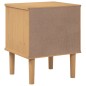 vidaXL Mesita noche SENJA aspecto ratán madera pino marrón 40x35x48 cm vidaXL Mesita noche SENJA aspecto ratán madera pino marrón 40x35x48 cm