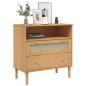 vidaXL Aparador SENJA aspecto de ratán madera pino marrón 80x40x80 cm vidaXL Aparador SENJA aspecto de ratán madera pino marrón 80x40x80 cm