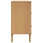 vidaXL Aparador SENJA aspecto de ratán madera pino marrón 80x40x80 cm vidaXL Aparador SENJA aspecto de ratán madera pino marrón 80x40x80 cm