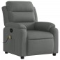 vidaXL Sillón de masaje reclinable de tela gris oscuro vidaXL Sillón de masaje reclinable de tela gris oscuro