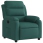 vidaXL Sillón reclinable de tela verde oscuro vidaXL Sillón reclinable de tela verde oscuro