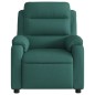 vidaXL Sillón reclinable de tela verde oscuro vidaXL Sillón reclinable de tela verde oscuro