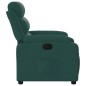 vidaXL Sillón reclinable de tela verde oscuro vidaXL Sillón reclinable de tela verde oscuro