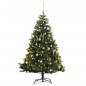 vidaXL Árbol de Navidad artificial con bisagras 300 LED y bolas 240 cm vidaXL Árbol de Navidad artificial con bisagras 300 LED y bolas 240 cm