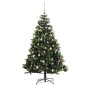 vidaXL Árbol de Navidad artificial con bisagras 300 LED y bolas 240 cm vidaXL Árbol de Navidad artificial con bisagras 300 LED y bolas 240 cm