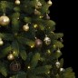 vidaXL Árbol de Navidad artificial con bisagras 300 LED y bolas 210 cm vidaXL Árbol de Navidad artificial con bisagras 300 LED y bolas 210 cm