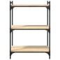 vidaXL Librería 3 estantes madera ingeniería roble Sonoma 60x30x86 cm vidaXL Librería 3 estantes madera ingeniería roble Sonoma 60x30x86 cm