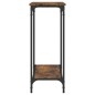 vidaXL Mesa consola madera de ingeniería roble ahumado 101x30,5x75 cm vidaXL Mesa consola madera de ingeniería roble ahumado 101x30,5x75 cm