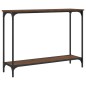vidaXL Mesa consola madera de ingeniería marrón roble 101x30,5x75 cm vidaXL Mesa consola madera de ingeniería marrón roble 101x30,5x75 cm