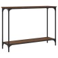 vidaXL Mesa consola madera de ingeniería marrón roble 101x30,5x75 cm vidaXL Mesa consola madera de ingeniería marrón roble 101x30,5x75 cm