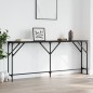 vidaXL Mesa consola madera de ingeniería negro 180x23x75 cm vidaXL Mesa consola madera de ingeniería negro 180x23x75 cm