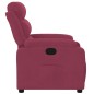 vidaXL Sillón reclinable de terciopelo rojo tinto vidaXL Sillón reclinable de terciopelo rojo tinto