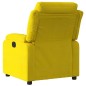 vidaXL Sillón reclinable terciopelo amarillo vidaXL Sillón reclinable terciopelo amarillo
