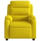 vidaXL Sillón reclinable terciopelo amarillo vidaXL Sillón reclinable terciopelo amarillo