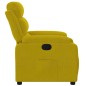 vidaXL Sillón reclinable terciopelo amarillo vidaXL Sillón reclinable terciopelo amarillo