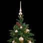 vidaXL Árbol de Navidad artificial con bisagras 300 LED y bolas 210 cm vidaXL Árbol de Navidad artificial con bisagras 300 LED y bolas 210 cm