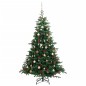 vidaXL Árbol de Navidad artificial con bisagras 300 LED y bolas 210 cm vidaXL Árbol de Navidad artificial con bisagras 300 LED y bolas 210 cm