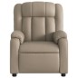 vidaXL Sillón reclinable de cuero sintético color capuchino vidaXL Sillón reclinable de cuero sintético color capuchino