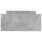 vidaXL Estructura de cama madera contrachapada gris hormigón 100x200cm vidaXL Estructura de cama madera contrachapada gris hormigón 100x200cm