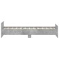 vidaXL Estructura de cama madera contrachapada gris hormigón 100x200cm vidaXL Estructura de cama madera contrachapada gris hormigón 100x200cm