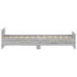 vidaXL Estructura de cama madera contrachapada gris Sonoma 100x200 cm vidaXL Estructura de cama madera contrachapada gris Sonoma 100x200 cm