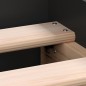 vidaXL Estructura de cama madera contrachapada negra 90x190 cm vidaXL Estructura de cama madera contrachapada negra 90x190 cm