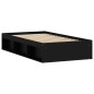vidaXL Estructura de cama negra 90x190 cm vidaXL Estructura de cama negra 90x190 cm