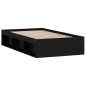 vidaXL Estructura de cama negra 90x190 cm vidaXL Estructura de cama negra 90x190 cm
