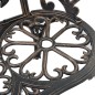 vidaXL Banco de bistró aluminio fundido bronce 100 cm vidaXL Banco de bistró aluminio fundido bronce 100 cm