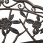 vidaXL Banco de bistró aluminio fundido bronce 100 cm vidaXL Banco de bistró aluminio fundido bronce 100 cm