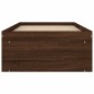 vidaXL Estructura de cama roble marrón 75x190 cm vidaXL Estructura de cama roble marrón 75x190 cm