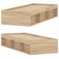 vidaXL Estructura de cama roble Sonoma 75x190 cm vidaXL Estructura de cama roble Sonoma 75x190 cm