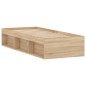 vidaXL Estructura de cama roble Sonoma 75x190 cm vidaXL Estructura de cama roble Sonoma 75x190 cm