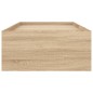 vidaXL Estructura de cama roble Sonoma 75x190 cm vidaXL Estructura de cama roble Sonoma 75x190 cm