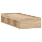 vidaXL Estructura de cama roble Sonoma 75x190 cm vidaXL Estructura de cama roble Sonoma 75x190 cm