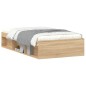 vidaXL Estructura de cama roble Sonoma 90x200 cm vidaXL Estructura de cama roble Sonoma 90x200 cm