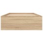 vidaXL Estructura de cama roble Sonoma 90x200 cm vidaXL Estructura de cama roble Sonoma 90x200 cm