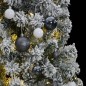 vidaXL Árbol de Navidad artificial con bisagras 300 LED y bolas 180 cm vidaXL Árbol de Navidad artificial con bisagras 300 LED y bolas 180 cm