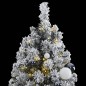 vidaXL Árbol de Navidad artificial con bisagras 300 LED y bolas 180 cm vidaXL Árbol de Navidad artificial con bisagras 300 LED y bolas 180 cm