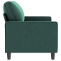 vidaXL Sofá de 2 plazas de terciopelo verde oscuro 140 cm vidaXL Sofá de 2 plazas de terciopelo verde oscuro 140 cm