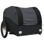 vidaXL Remolque para bicicleta hierro negro 45 kg vidaXL Remolque para bicicleta hierro negro 45 kg