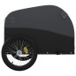 vidaXL Remolque para bicicleta hierro negro 45 kg vidaXL Remolque para bicicleta hierro negro 45 kg