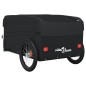 vidaXL Remolque para bicicleta hierro negro 45 kg vidaXL Remolque para bicicleta hierro negro 45 kg
