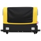 vidaXL Remolque para bicicleta hierro negro y amarillo 45 kg vidaXL Remolque para bicicleta hierro negro y amarillo 45 kg