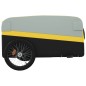 vidaXL Remolque para bicicleta hierro negro y amarillo 45 kg vidaXL Remolque para bicicleta hierro negro y amarillo 45 kg
