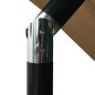 vidaXL Sombrilla de 3 niveles con poste de aluminio gris taupé 2,5x2,5 m vidaXL Sombrilla de 3 niveles con poste de aluminio gris taupé 2,5x2,5 m